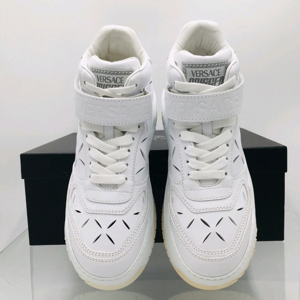 Versace Odissea Sneaker 'Cut-Out - Optical White' US Mens 11 - Picture 7 of 13